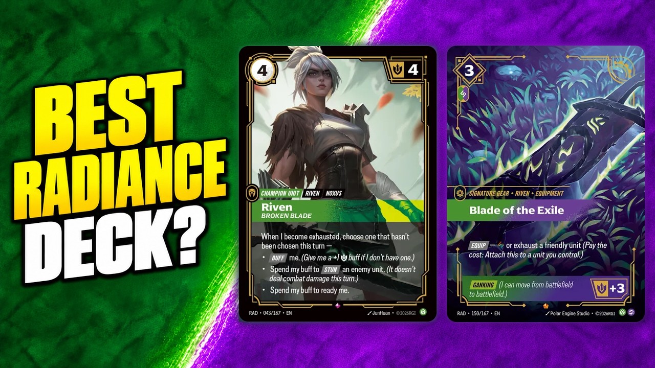 Riven Could Be The BEST New Radiance Legend! | Riftbound Set 5 Deck Guide & Gameplay