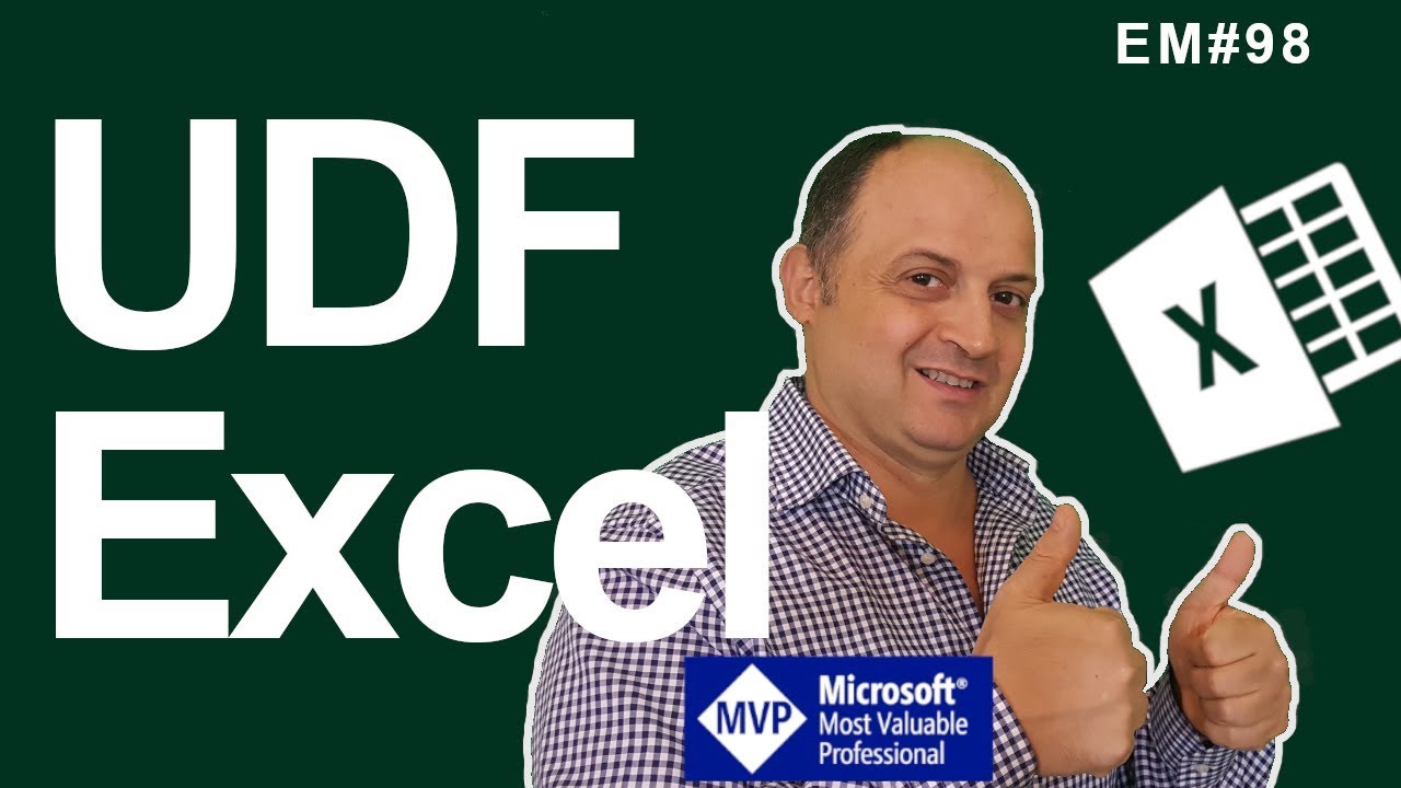 EM98 Come Inserire una UDF (User Defined function) e renderla disponibile sempre in Excel