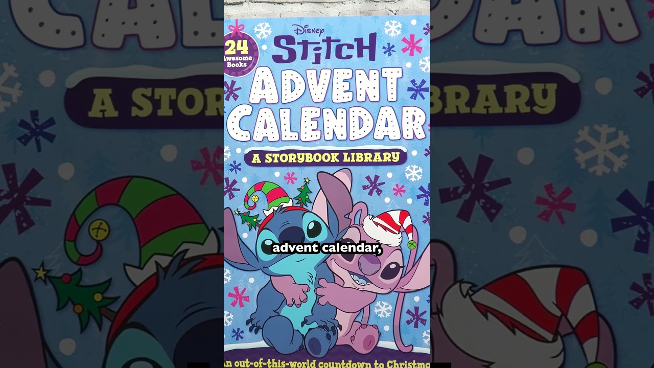 Stitch Brings Advent Calendars to Eager Readers! #stitch #stitchmovie #disneystitch