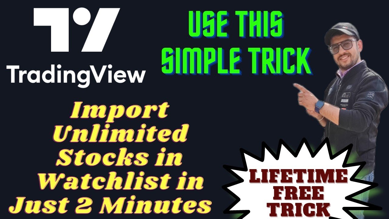 How to add Unlimited stocks in TradingView? TradingView Watchlist Hack. Tradingview Watchlist Trick.