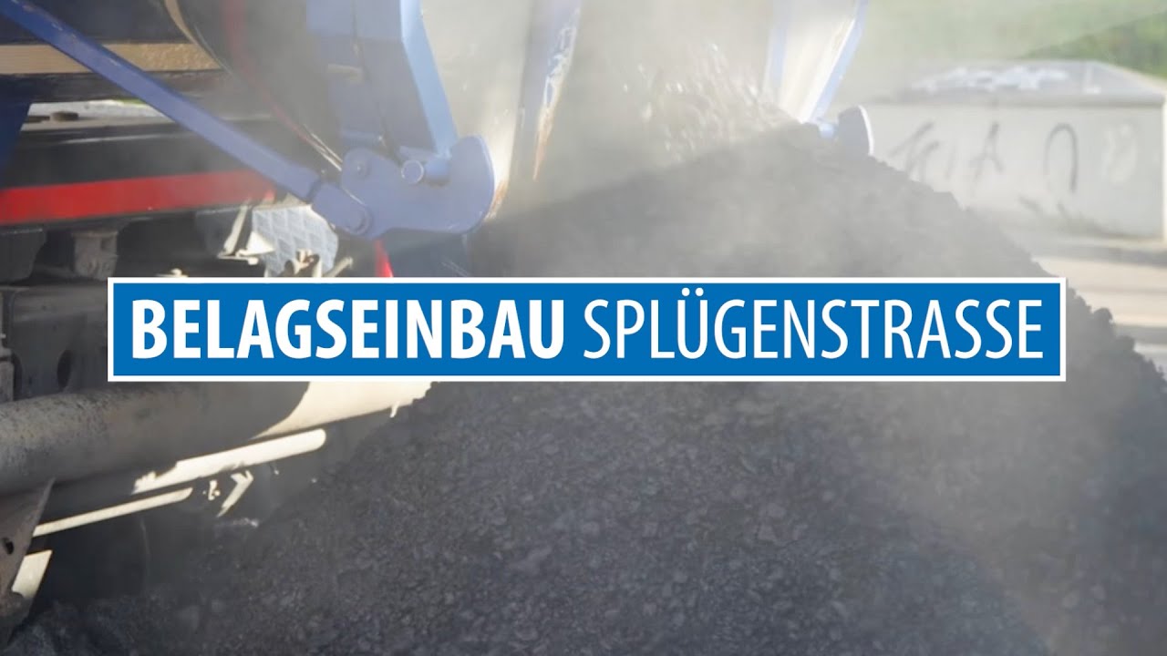 Belagseinbau in St. Gallen | KIBAG