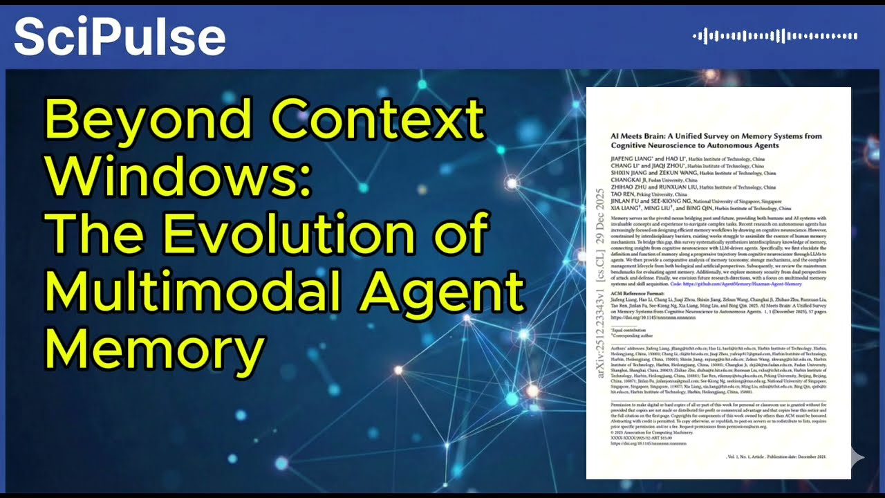 Beyond Context Windows: The Evolution of Multimodal Agent Memory