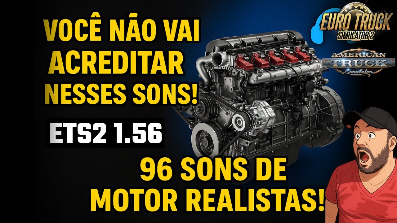 Descubra o Segredo dos 96 Motores no ETS2 1.56 que Ninguém Conta