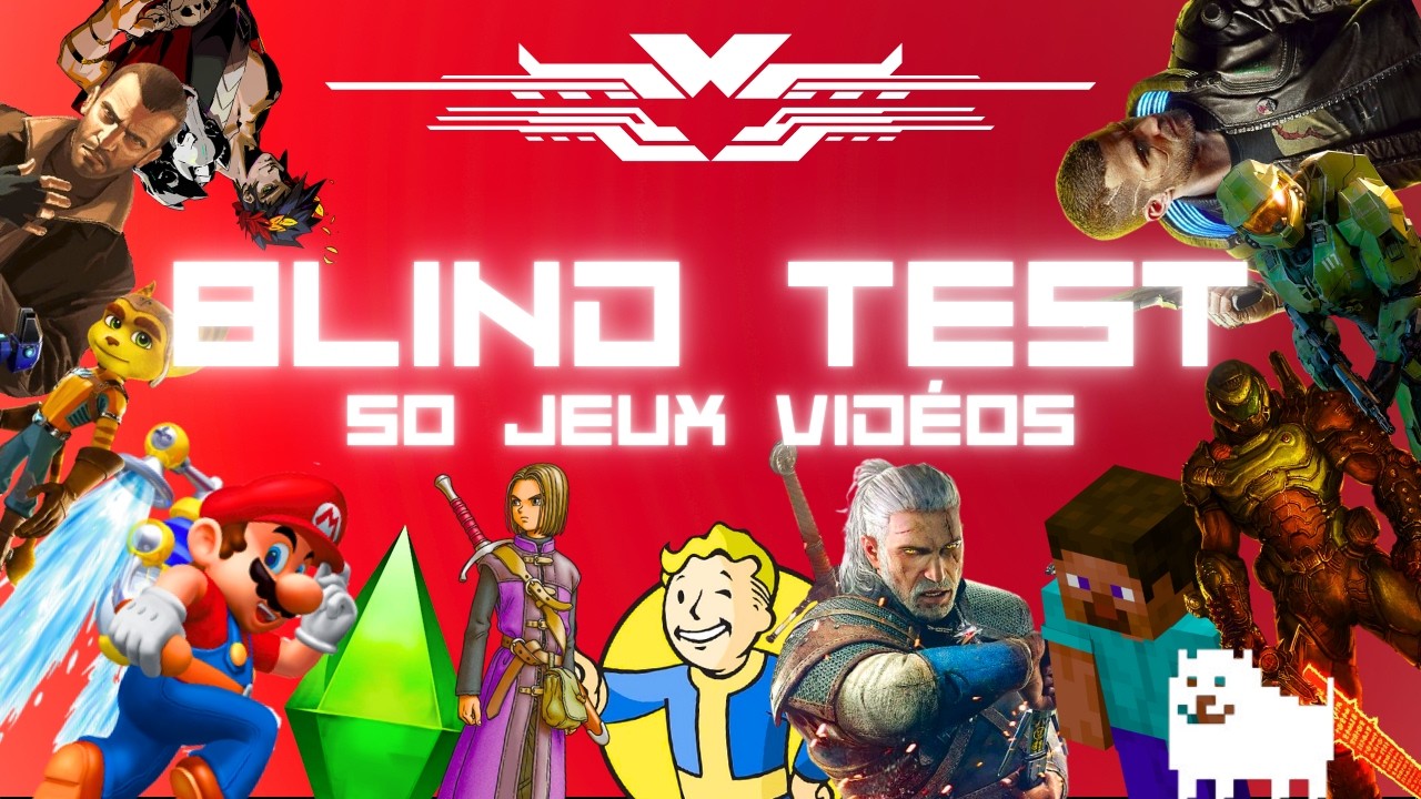 BLIND TEST - 50 JEUX VIDÉOS