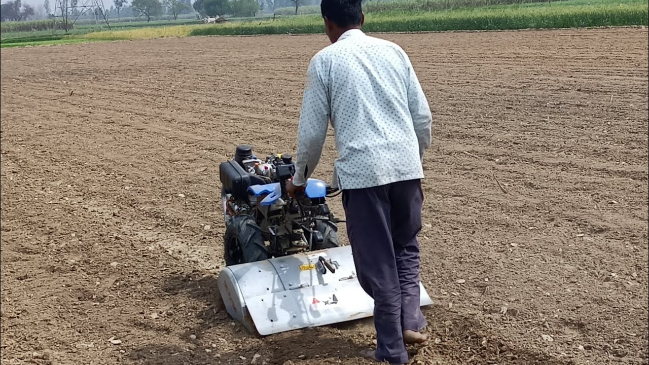 सुरेन्द्र त्यागी जी ने खरीदा 8hp स्प्रेमेन कम्पनी का पावर वीडर #rotary  #kisan #farming #shortvideo