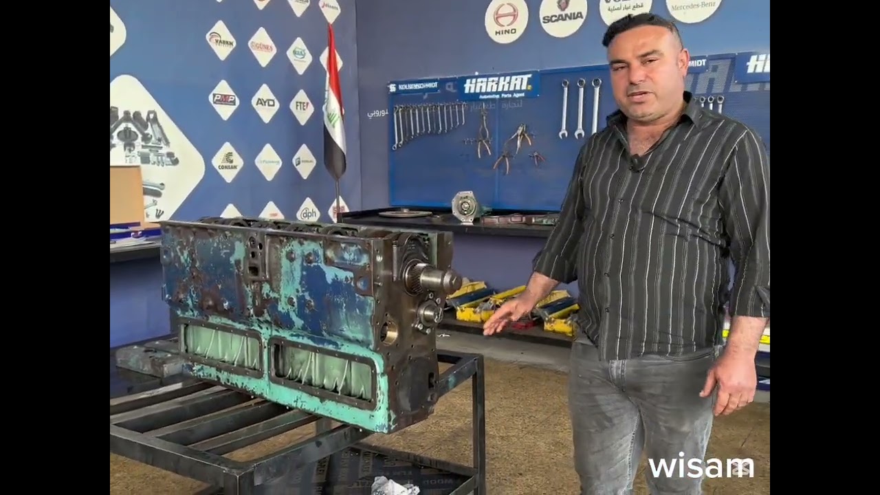 تعمير وتشغيل وشرح عن محرك سكانيا 12.5 رايمر مع وسام🥉الفيتر 🇮🇶 وشكرا لكم 💐🛠️🔗🔨🪛⚙️🔩⛓️🔧💞👌🎥💝✅ 