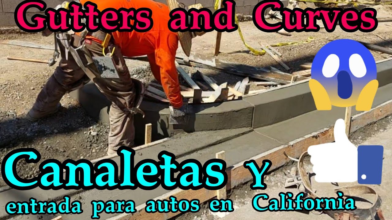 Como hacer Canaletas, Curvas, Cunetas o haceras en propiedad de la ciudad.  en California  ?