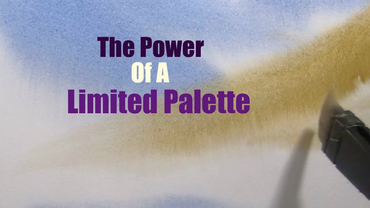 Watercolour Painting With Only Three Colours