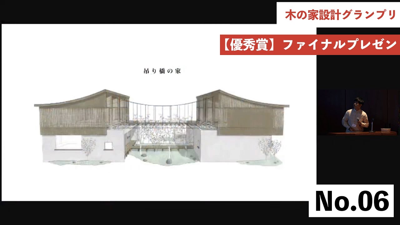 【2022年 優秀賞の最終プレゼン】吊り橋の家