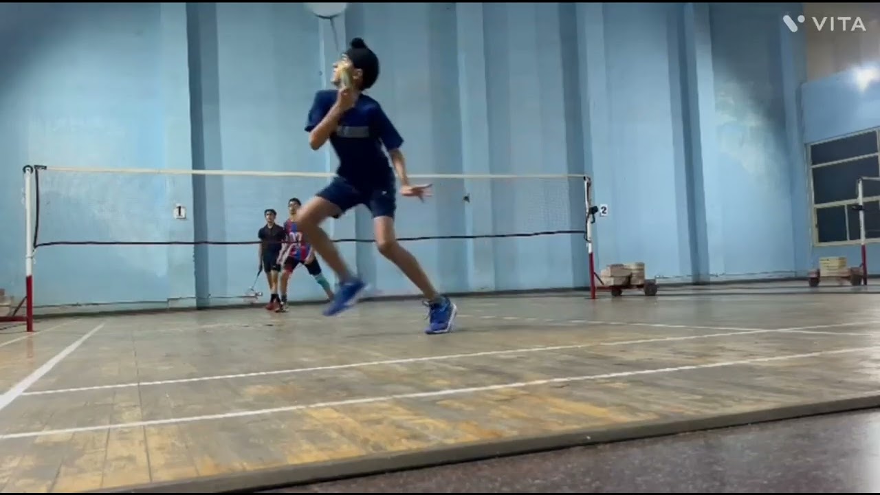 Badminton Rallies 2vs1