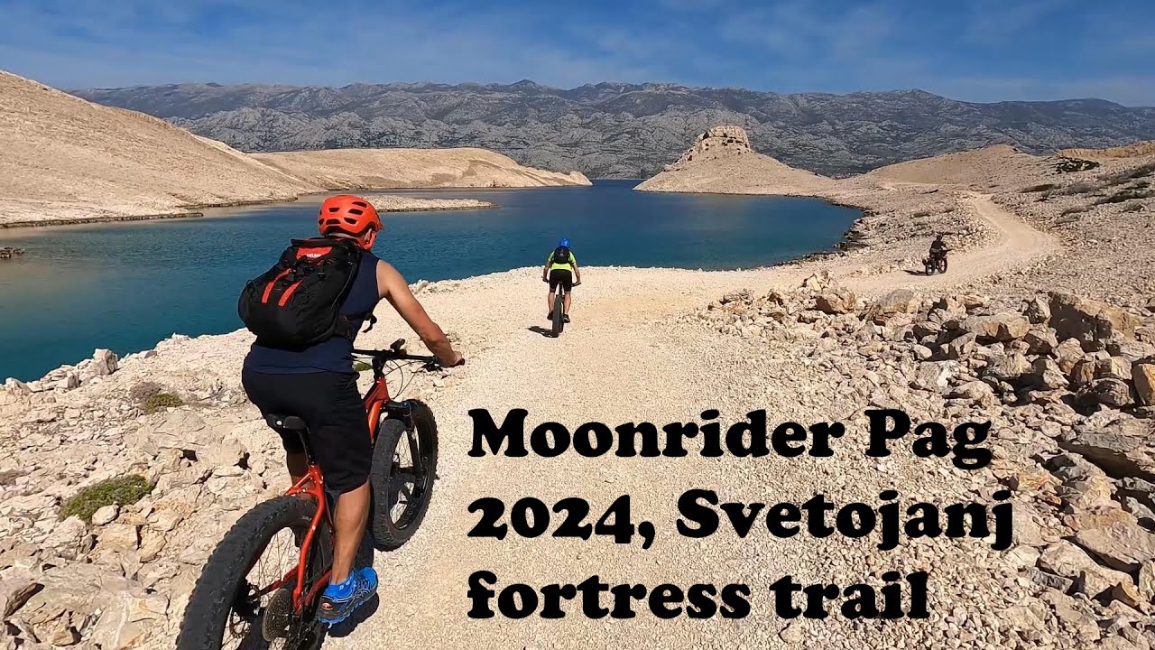 Moonrider Pag 2024, Svetojanj fortress MTB trail on fatbikes, Salsa Beargrease