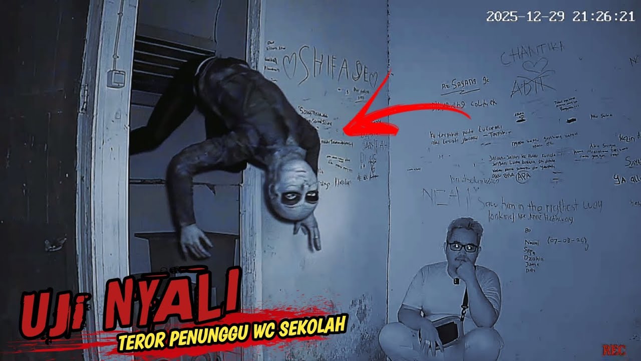 UJI NYALI di Lokasi sekolah Angker! Di teror sampai knock‼️GILA INI SEKOLAH!