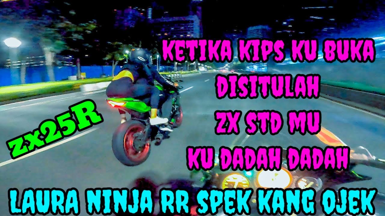 KU SUNTIK ZX25 R PACARMU DENGAN NINJA RR, lebih baik kuputuskan saja cari pacar ninja RR 😂