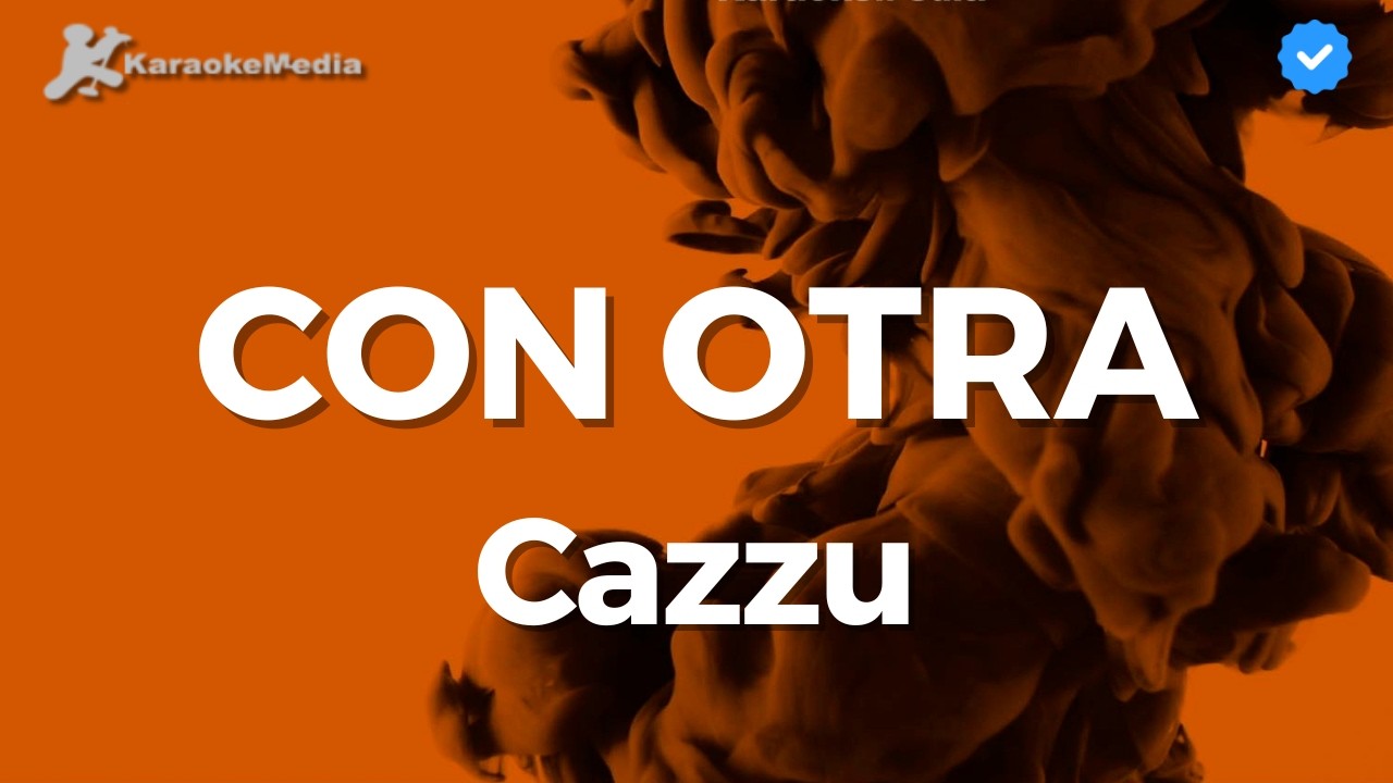 Cazzu - Con otra (Karaoke) Instrumental con letra