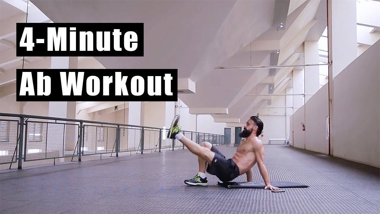 Day 4 | Home Tabata Workouts - 4 MINUTE AB WORKOUT