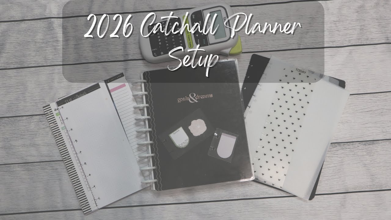 2026 Catchall Planner Setup