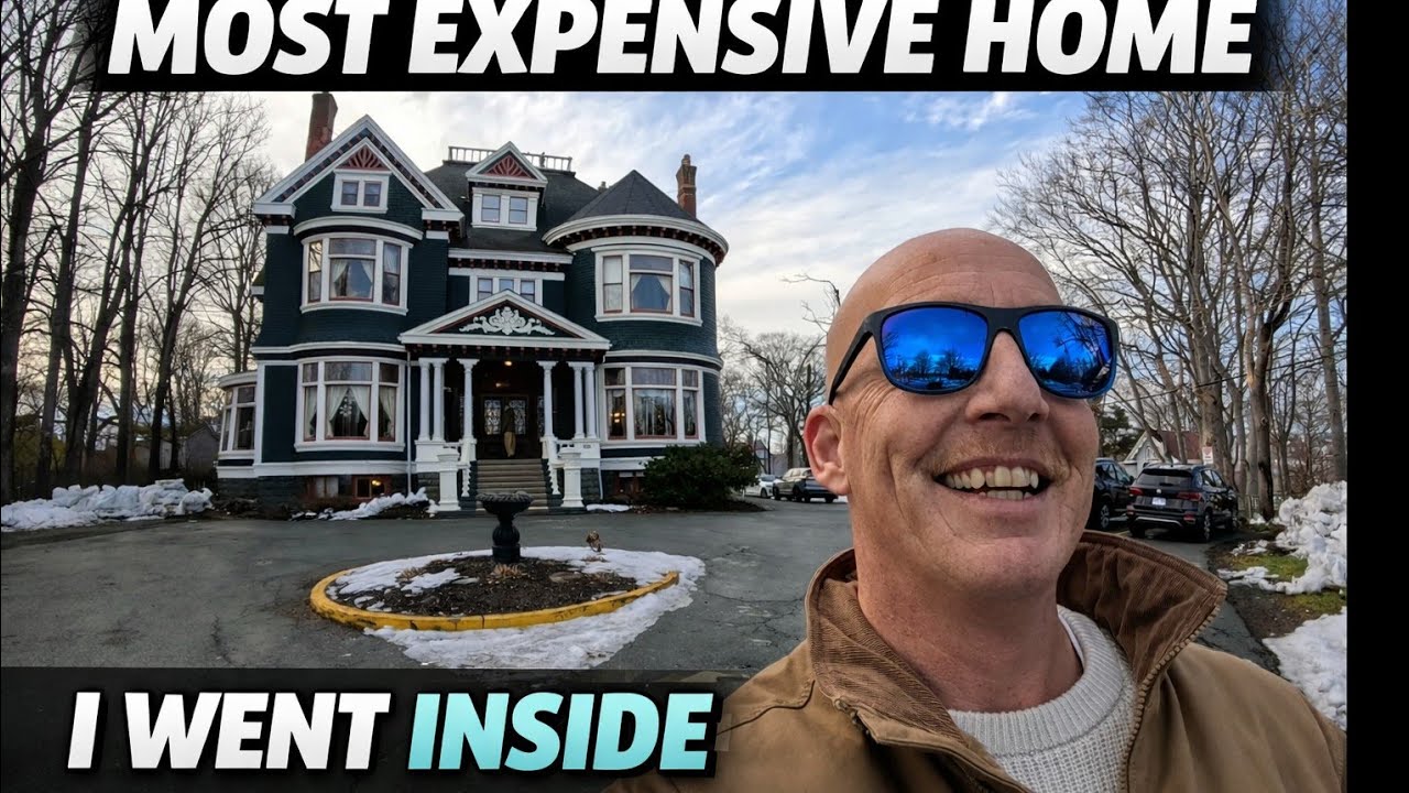 I WENT INSIDE NEWFOUNDLAND'S MOST EXPENSIVE HOME #luxury #mansion #expensive #customhome #rich #spa