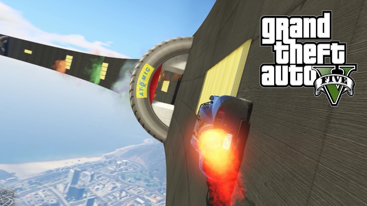 NAJDŁUŻSZY WALLRIDE NA ŚWIECIE!  [Shepard, Hogaty, Sylo & Bartek] - GTA 5: Online