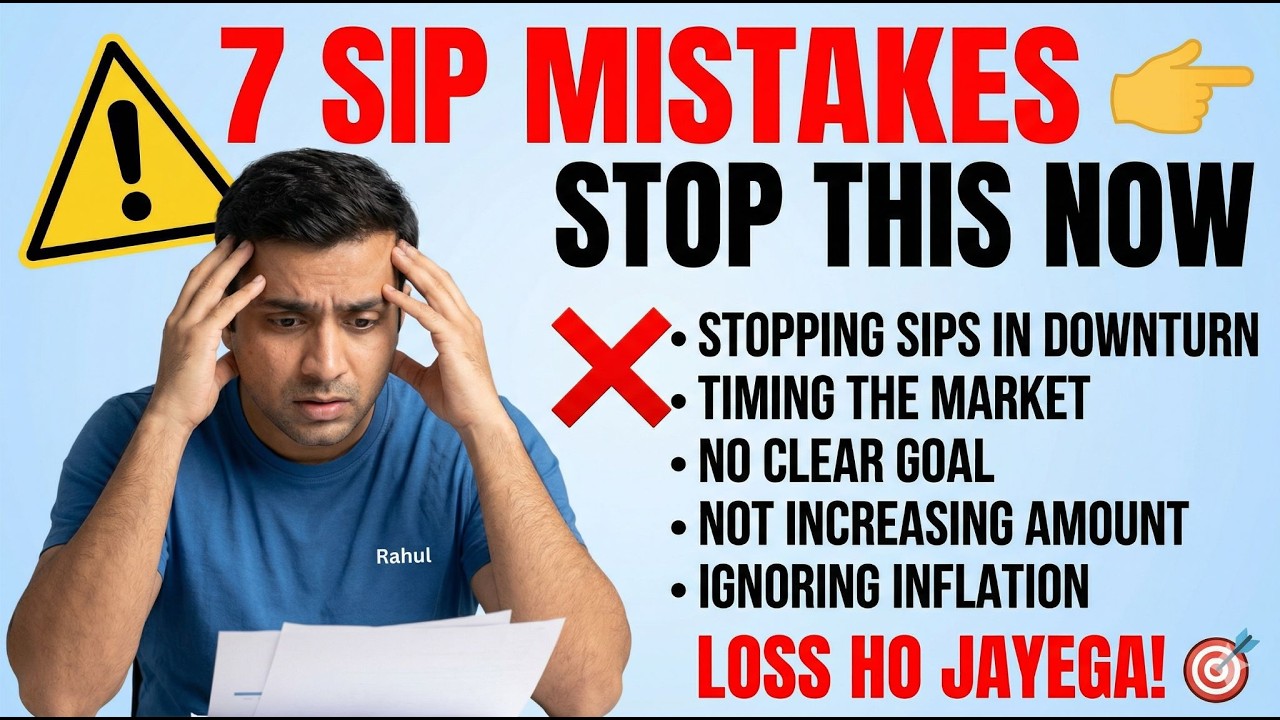 SIP mein ye 7 galtiyan mat karna! (Beginners MUST Watch) | Paisa Simplified