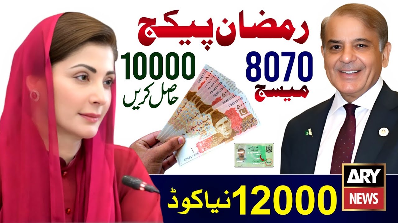 Ramzan Package 2026 Online Registration | Nigehban Card 10000 Maryam Nawaz | 8070 Usman Yousif 25000