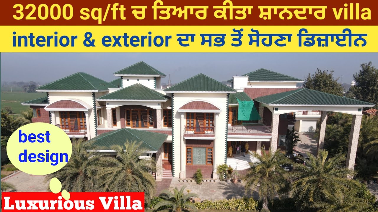 Modern House Design 2023  | Inside Tour of Luxurious Villa | Area 32000 Sq/ft