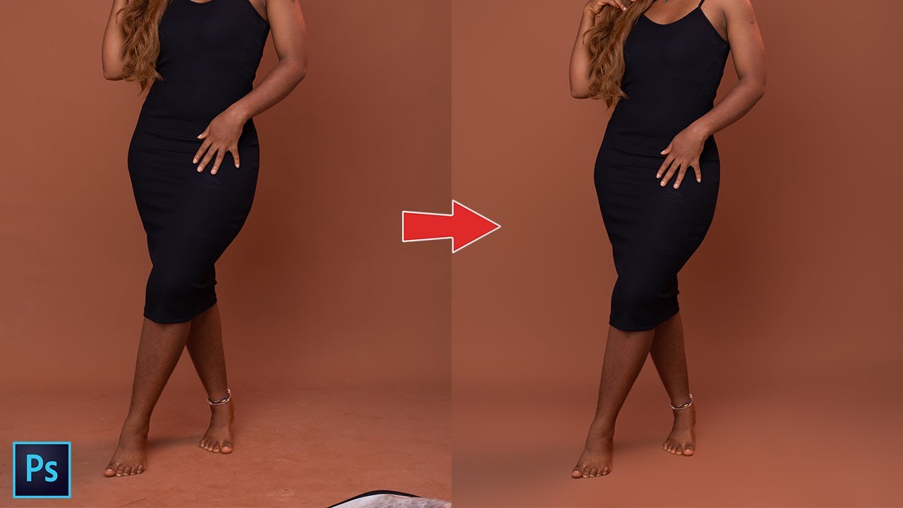 How to Clean Seamless Backdrop FAST in Photoshop