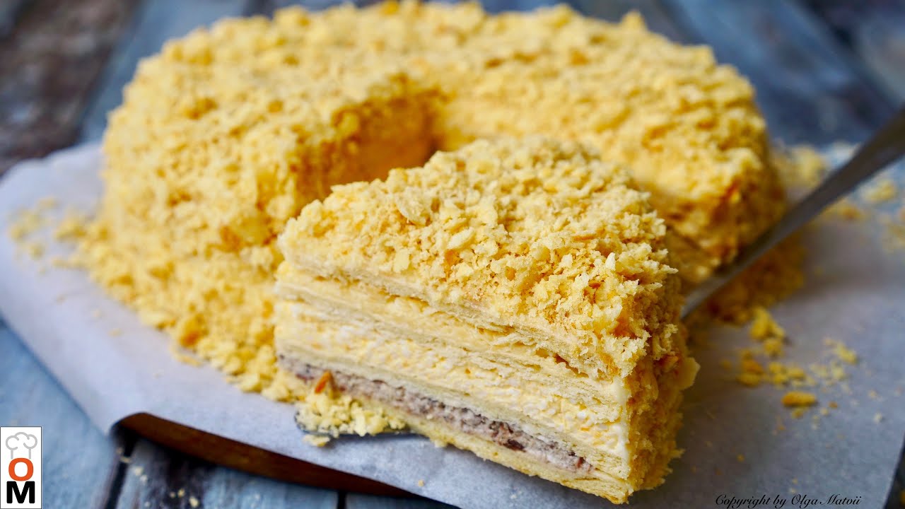 Закусочный Торт «НАПОЛЕОН»  сама нежность | Snack Cake 