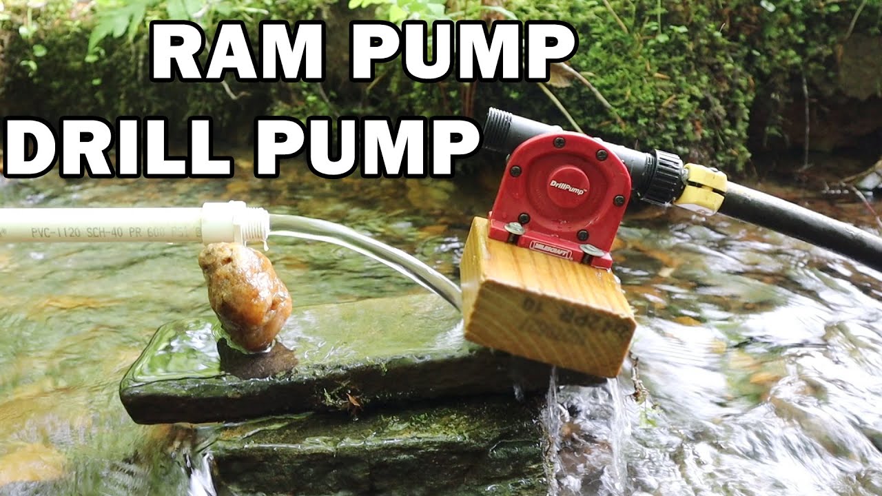 Start a RAM PUMP with a DRILL PUMP