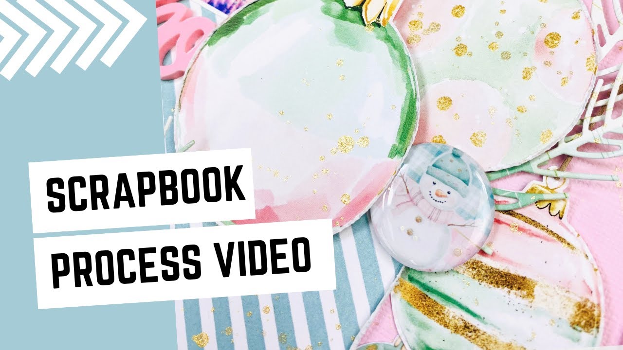 Scrapbook Process Video #227 - HoHoHo - Color Rush Studio DT