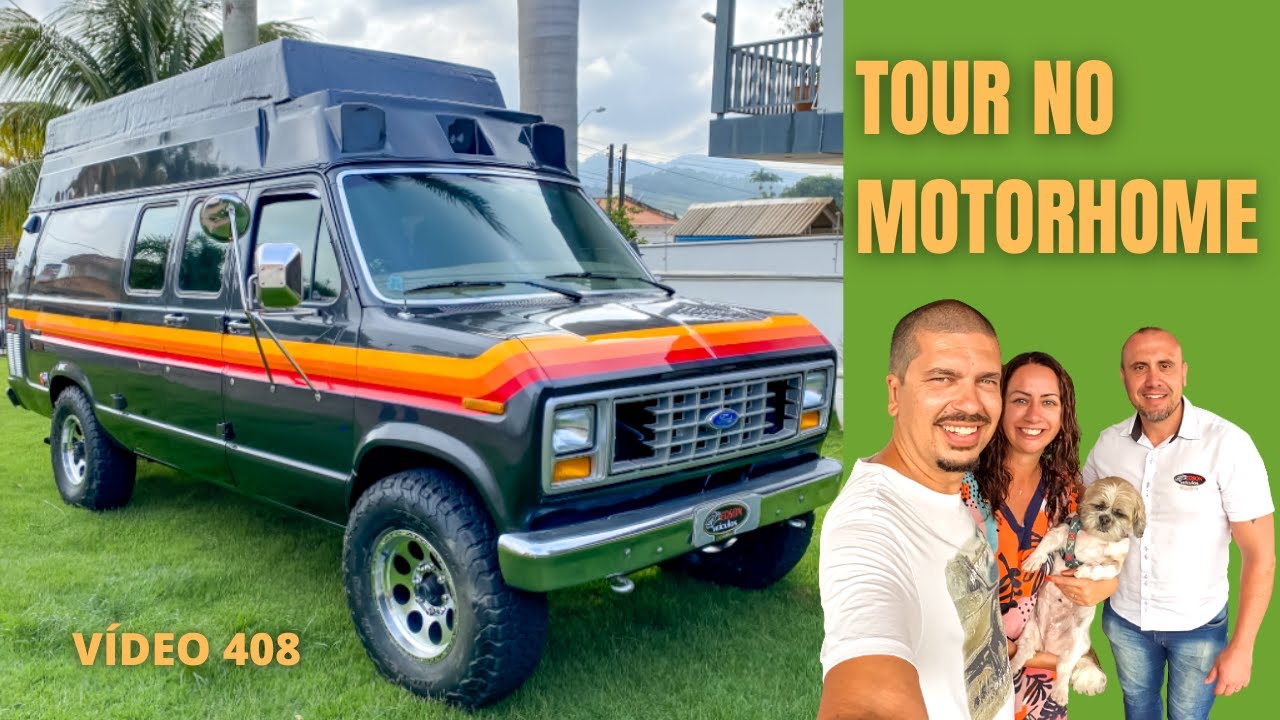 TOUR MOTORHOME - A AMBULÂNCIA AMERICANA QUE VIROU MOTORHOME NO BRASIL  - VÍDEO 408