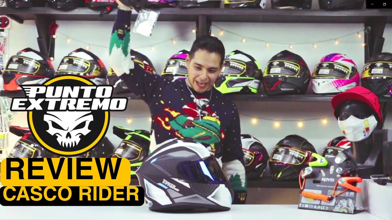 JABS MOTO.- REVIEW CASCO RIDER PUNTO EXTREMO