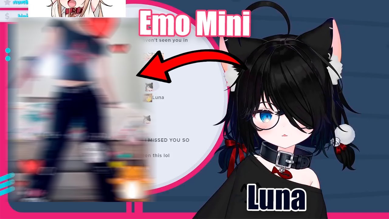 Mini shows her IRL picture and becomes emo