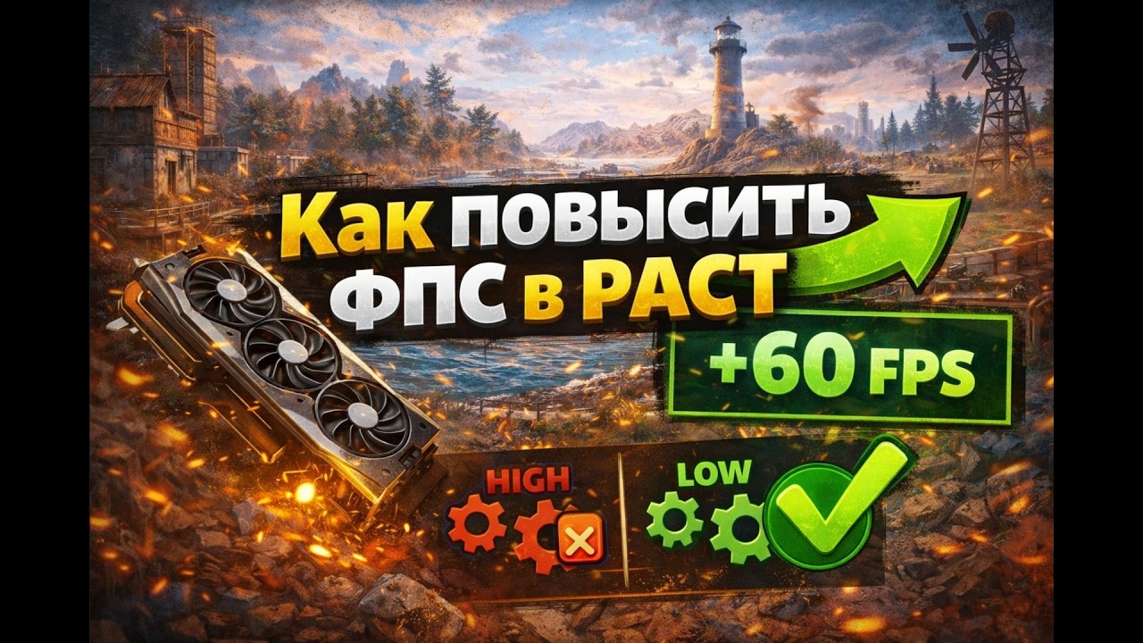 Как повысить фпс в RUST