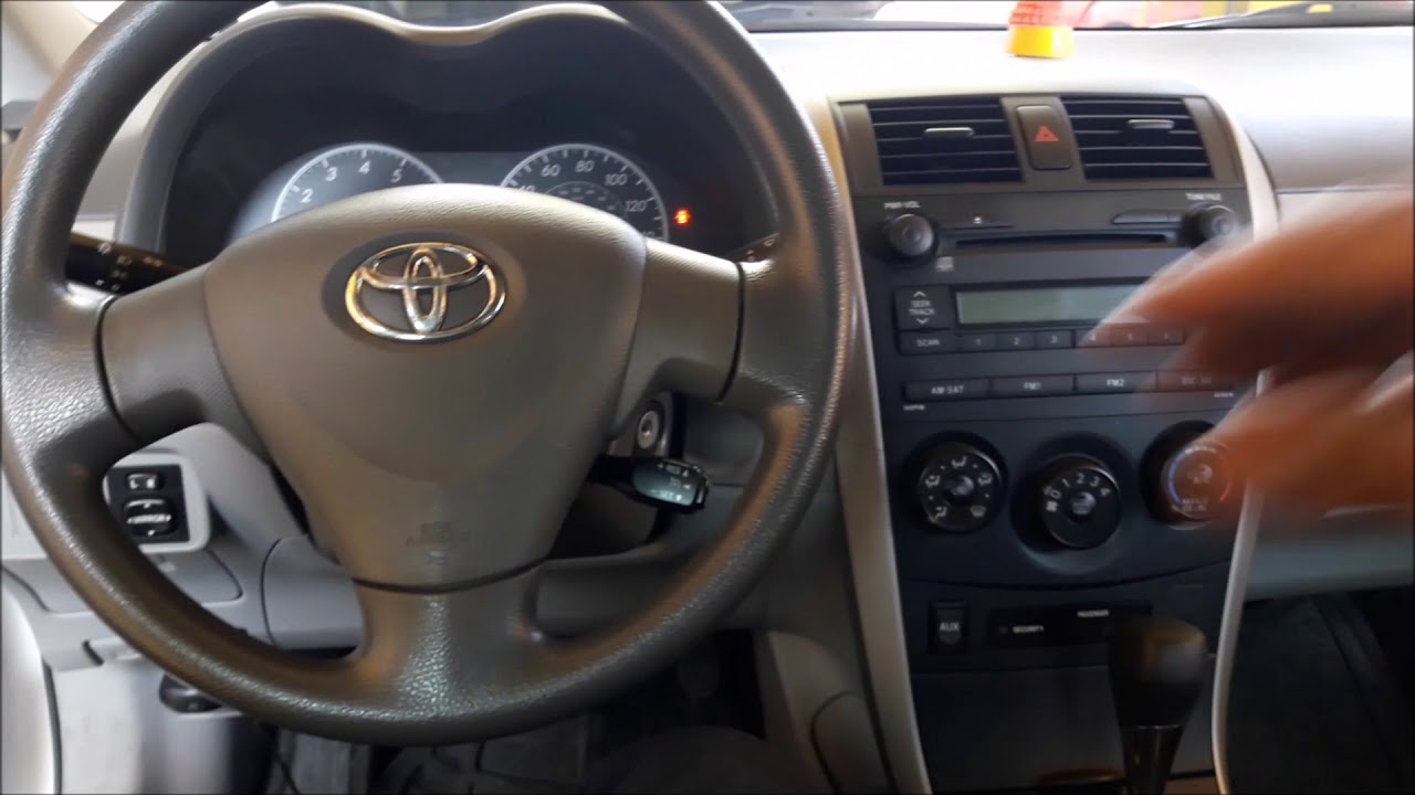 2009 Toyota Corolla - no enciende