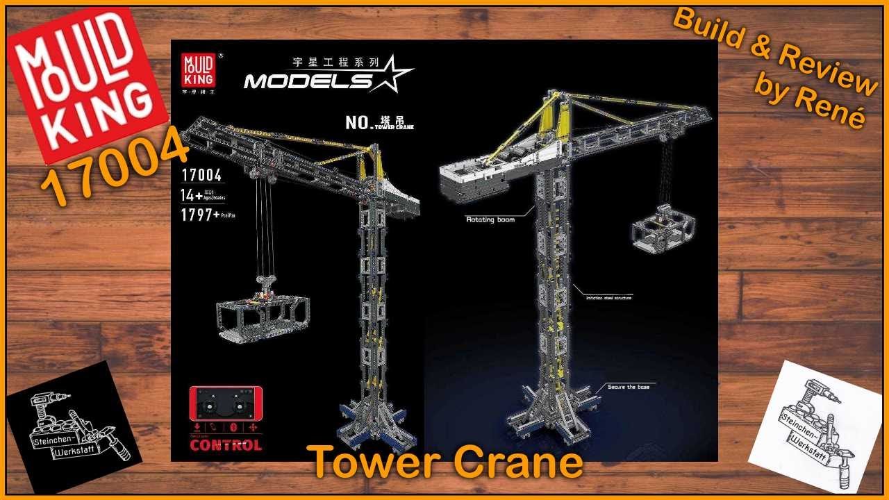 Groß, Größer ..... Mist, der Tower Crane von Mould King 17004