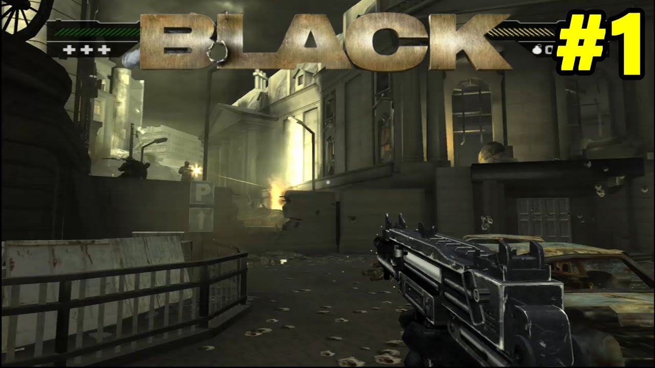 Black Walkthrough Part 1 Veblensk City Street Xbox One