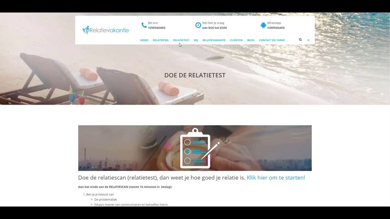 DOE DE RELATIETEST