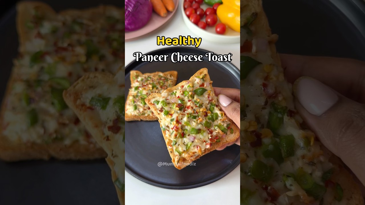 Paneer Chilli Cheese Toast #chillitoast #toastrecipes #breakfastrecipe #shorts #shortsviral #youtube