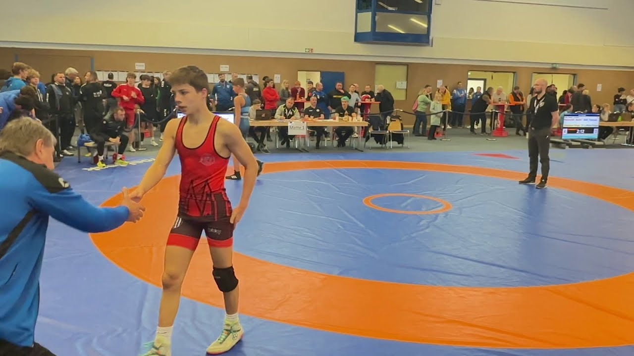 Wrestling / Ringen MDM 2025, Luckenwalde, U17, 55 kg, Freestyle, Heinrich - Giese
