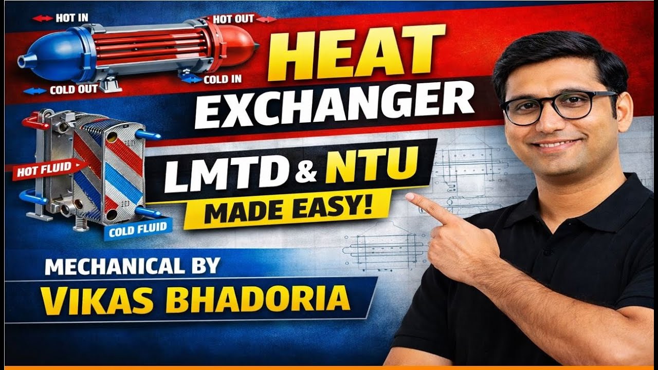 Heat Exchanger – Complete Concept | LMTD, NTU Method | Heat Transfer | Mechanical Engg