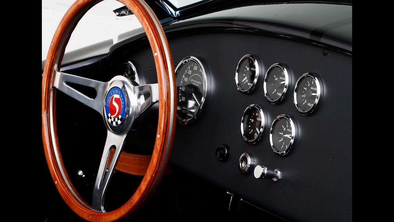 Factory Five Optional Vintage Gauge Set w/GPS Speedometer