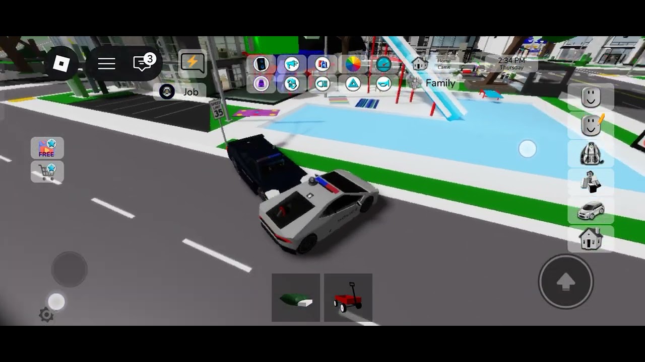 Juking other police cars 