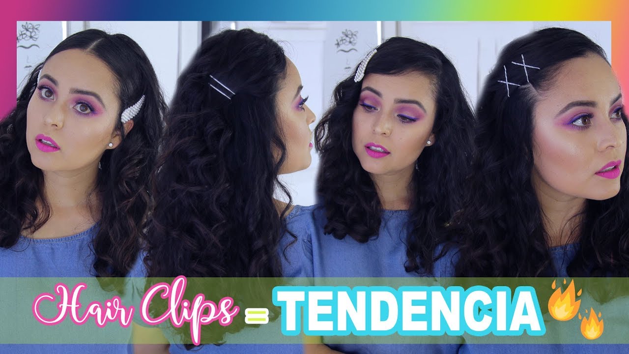 PEINADOS FÁCILES CON PASADORES TENDENCIA 🔥 *FABI ORTIZ