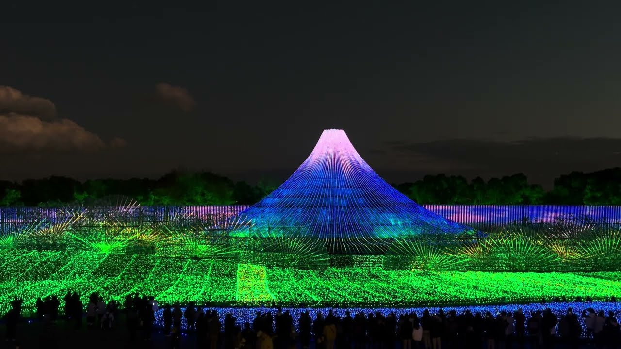 2024名花之里彩燈祭「名峰🗻富士」燈光秀