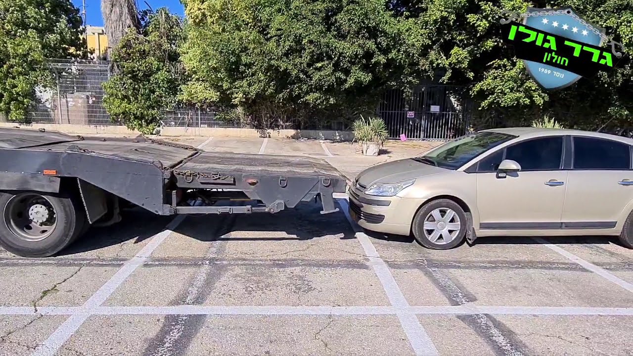 הובלה נכונה של כלי רכב על גבי מובילת- גרר גולן