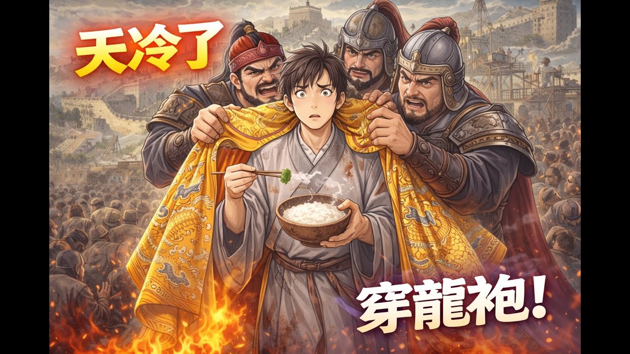 【完整版】✅️穿越古代修長城，我讓民夫頓頓喝白粥配榨菜！三個月後，百萬勞工扛著我登基稱帝！