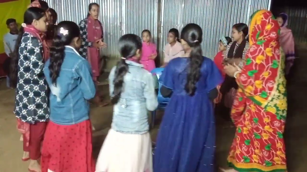 আমার ভাগ্নির অর্ণার কন্ঠে একটি সিলেটি ধামাইল গান ||  পূর্ব শংকর পুর গ্রামে || 