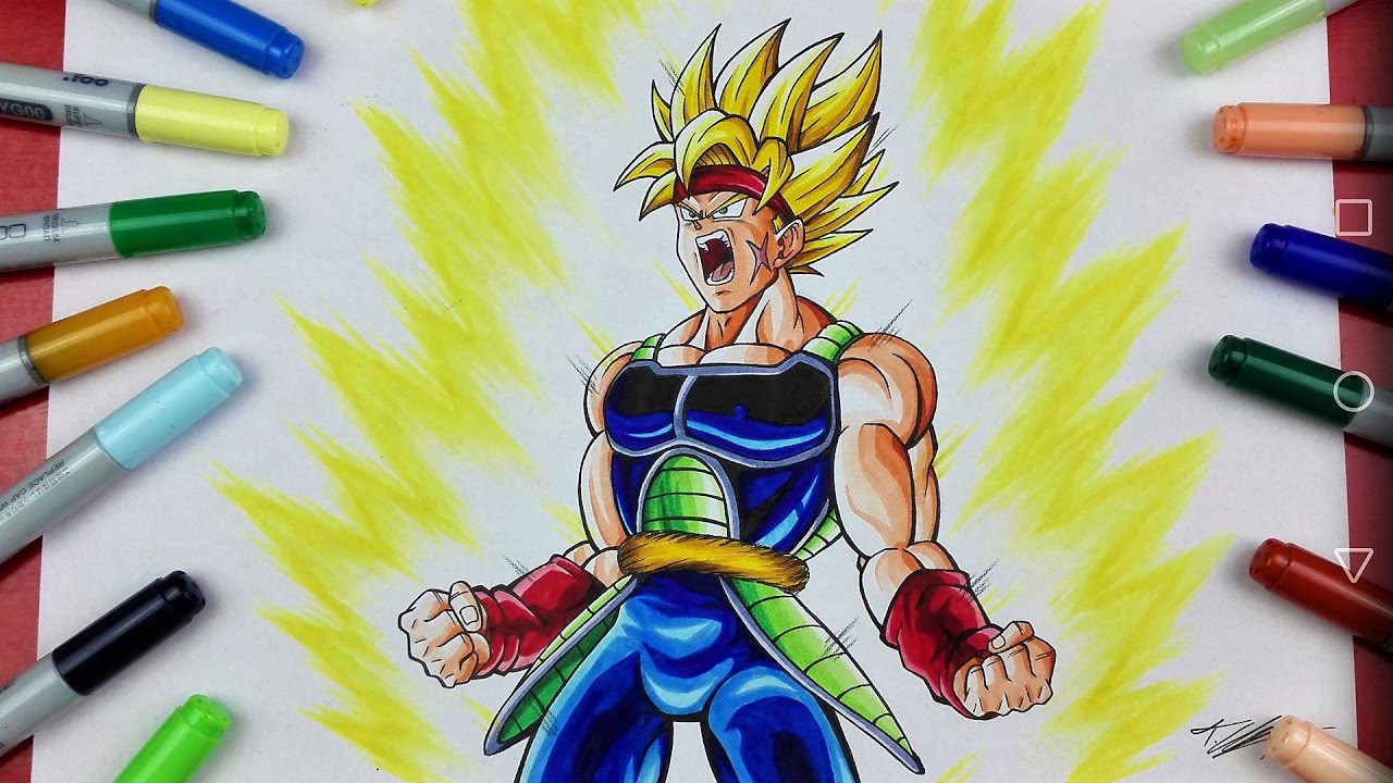 Drawing BARDOCK Super Saiyan | Dragonball Z | TolgArt