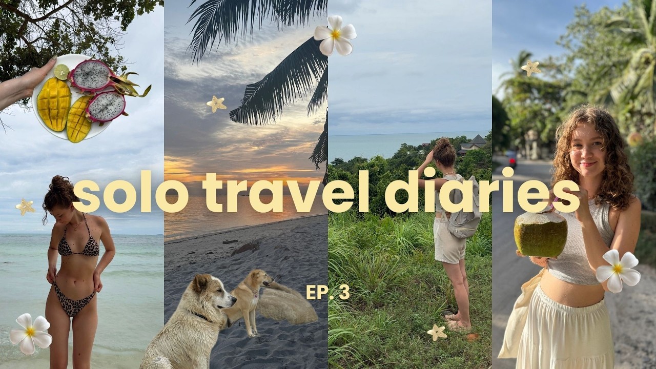 ALLEINE REISEN auf Koh Phangan ⭐ zwischen großen Ups & Downs | SOLO TRAVEL DIARIES EP. 3 🧡