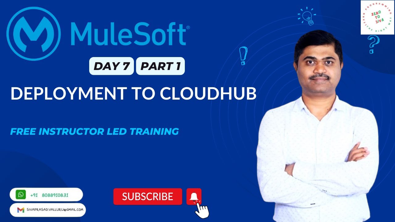 MULESOFT TRAINING DAY7- DEPLOYING TO CLOUDHUB